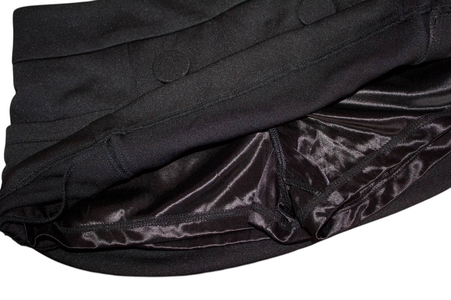 Tuxedo Micro Mini Skirt