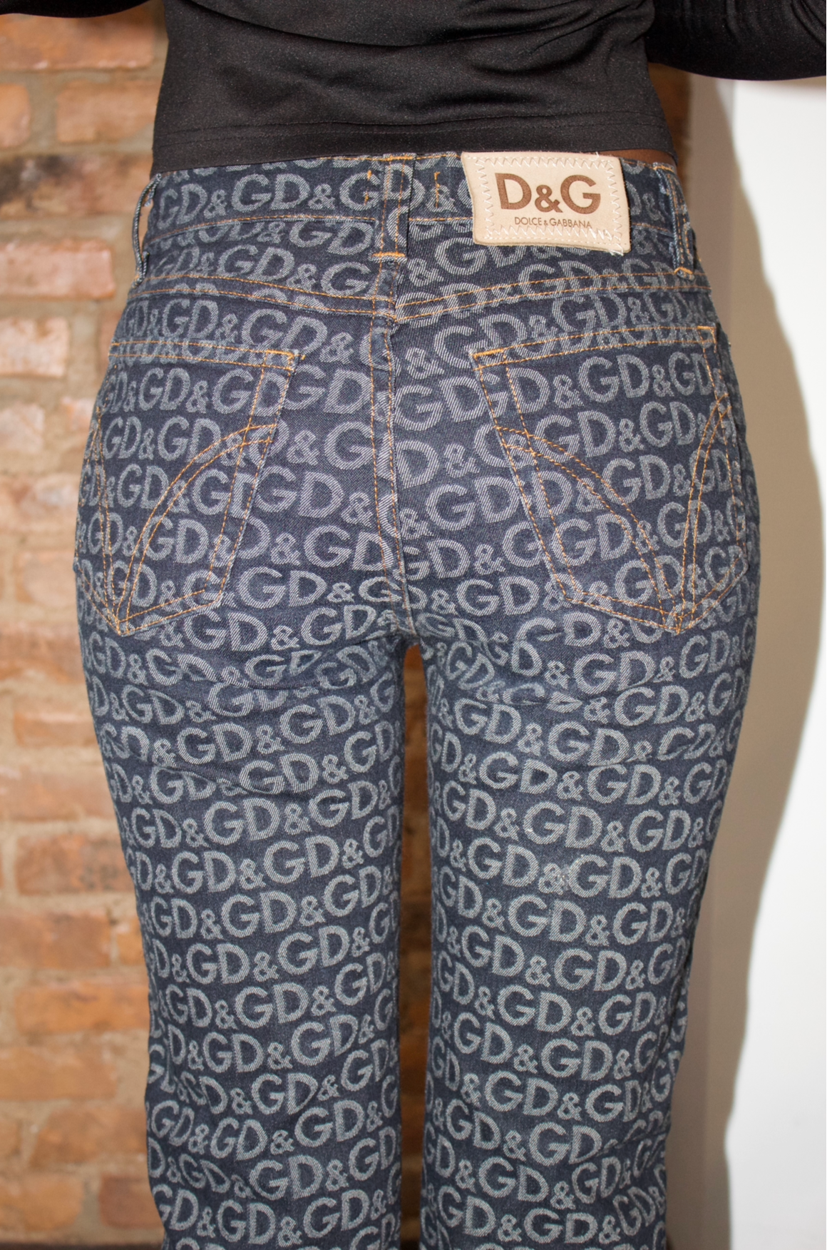 Dolce and Gabbana Monogram Jeans