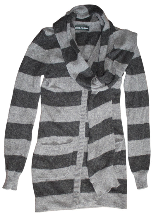 Dolce and Gabbana Cardigan with Scarf