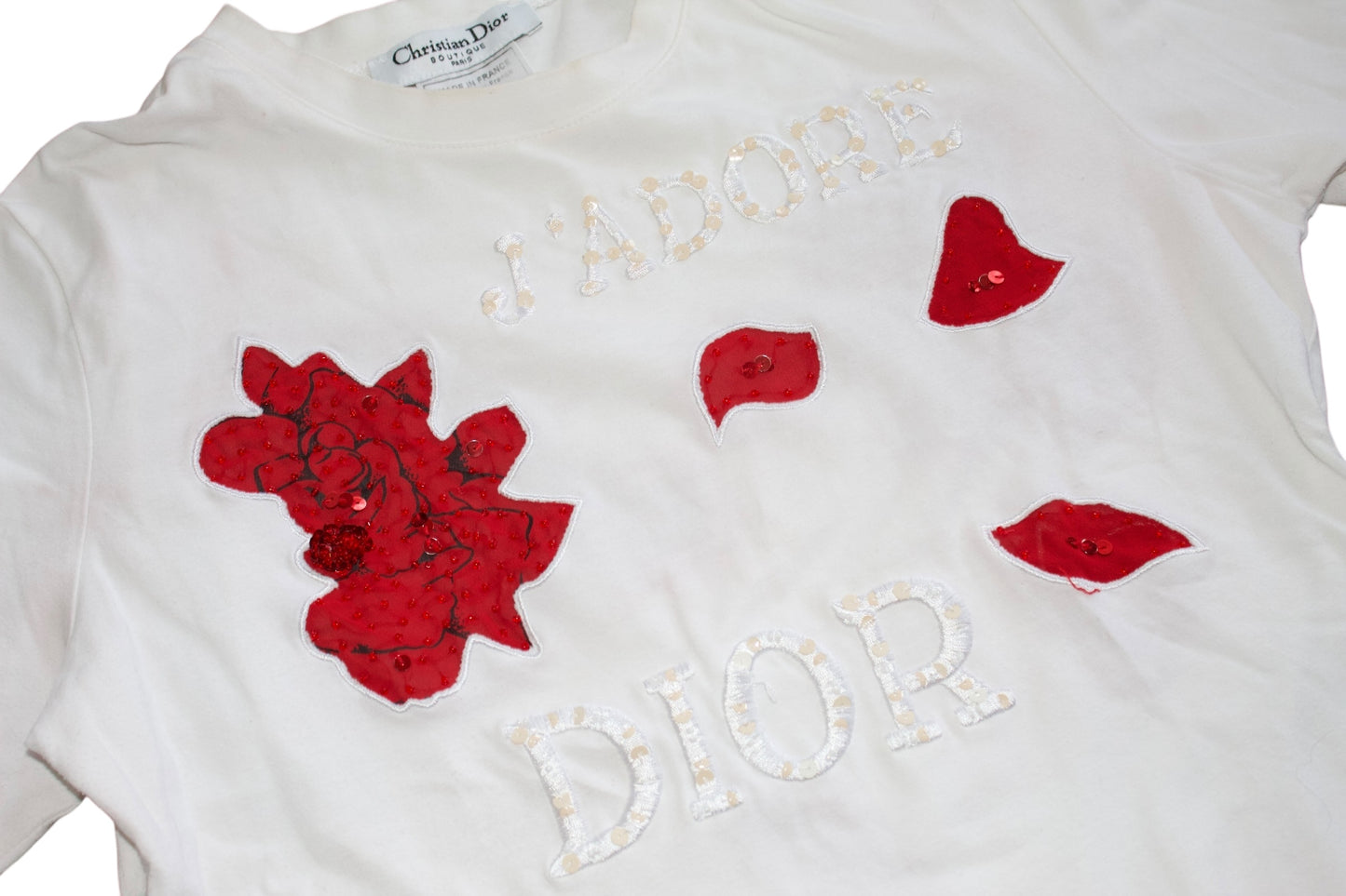 Christian Dior "J'adore Dior" Red Blossom TShirt