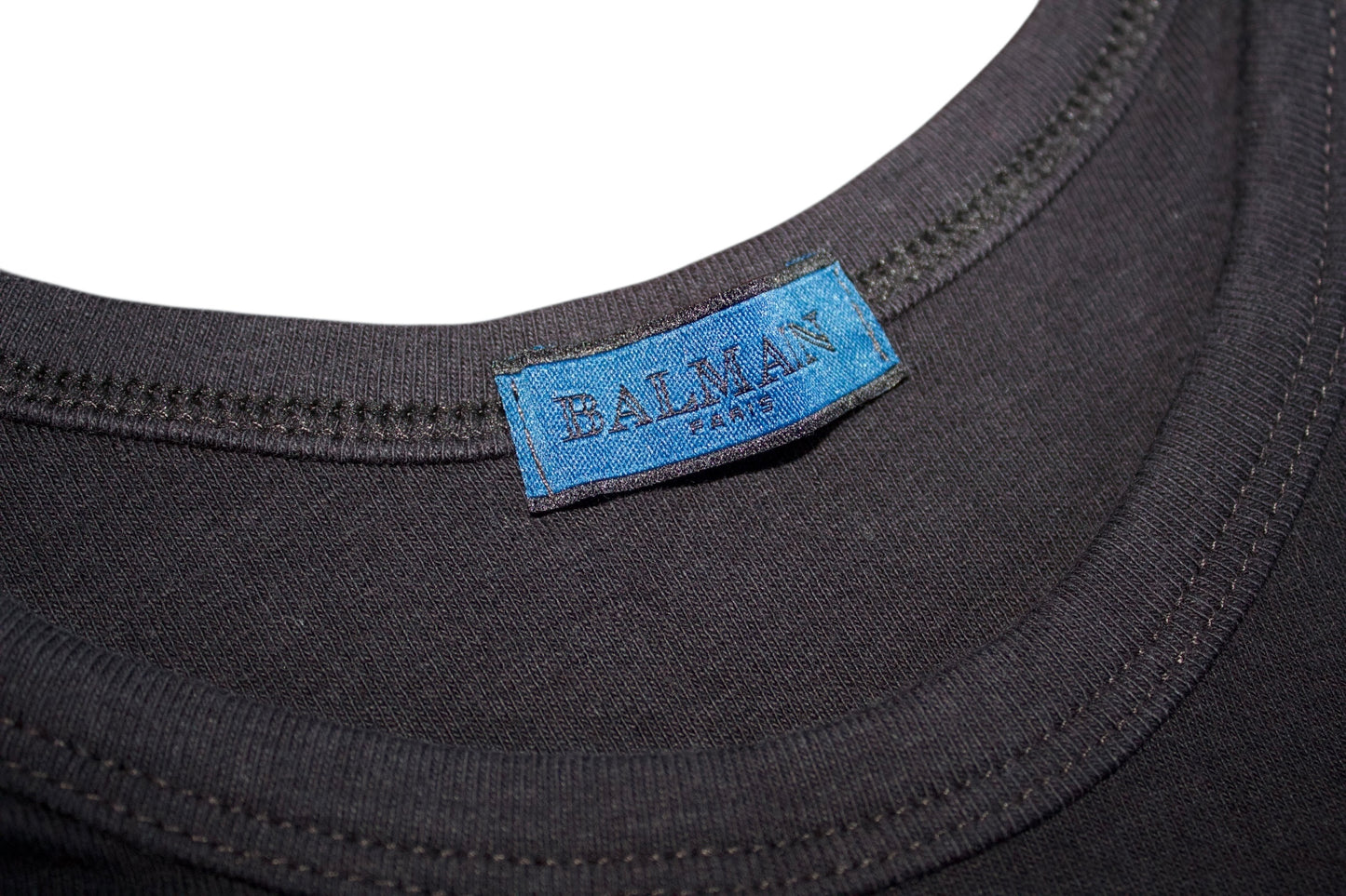 Balmain Graffiti Logo Tank Top