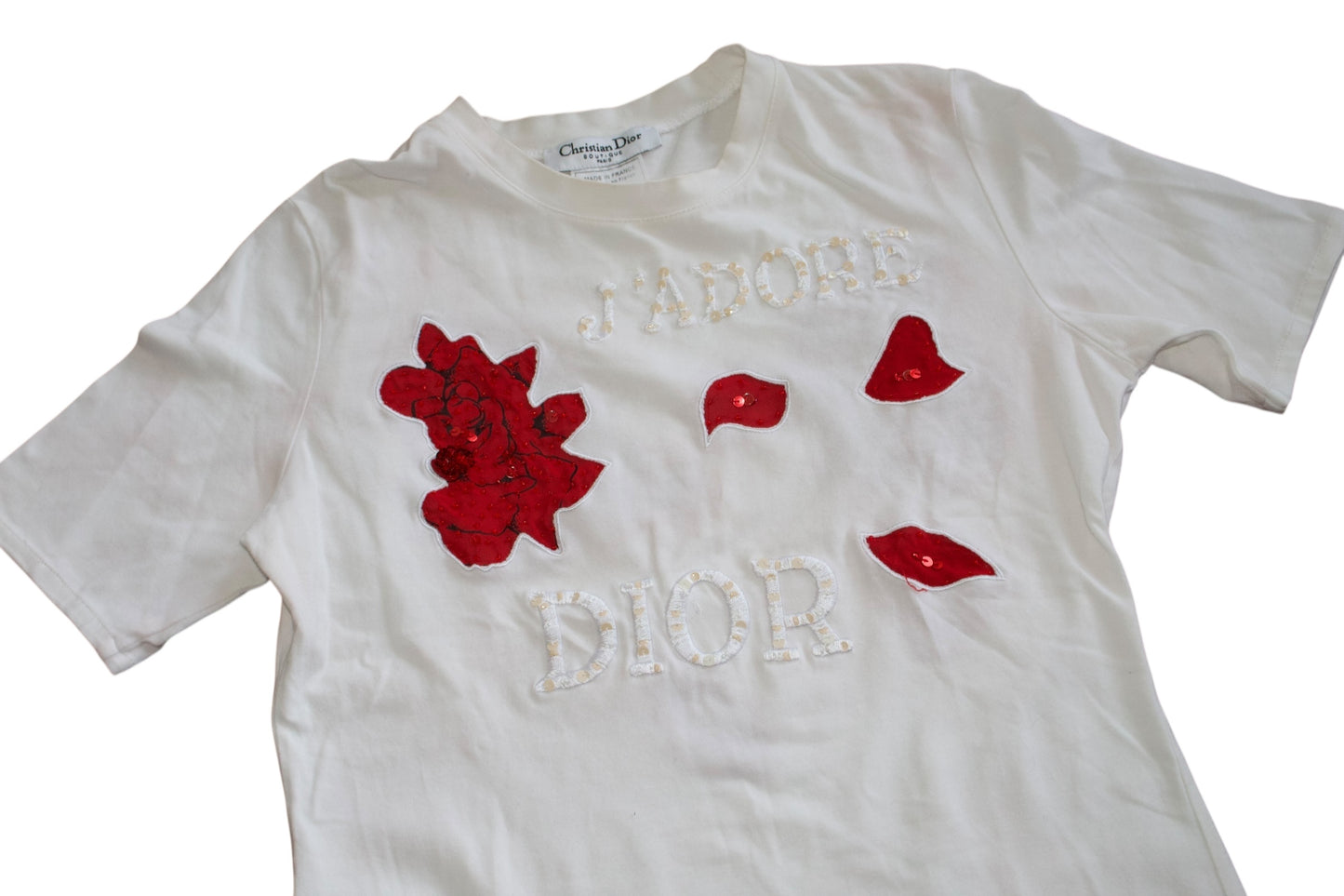 Christian Dior "J'adore Dior" Red Blossom TShirt