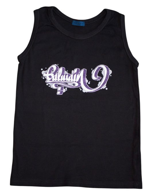 Balmain Graffiti Logo Tank Top