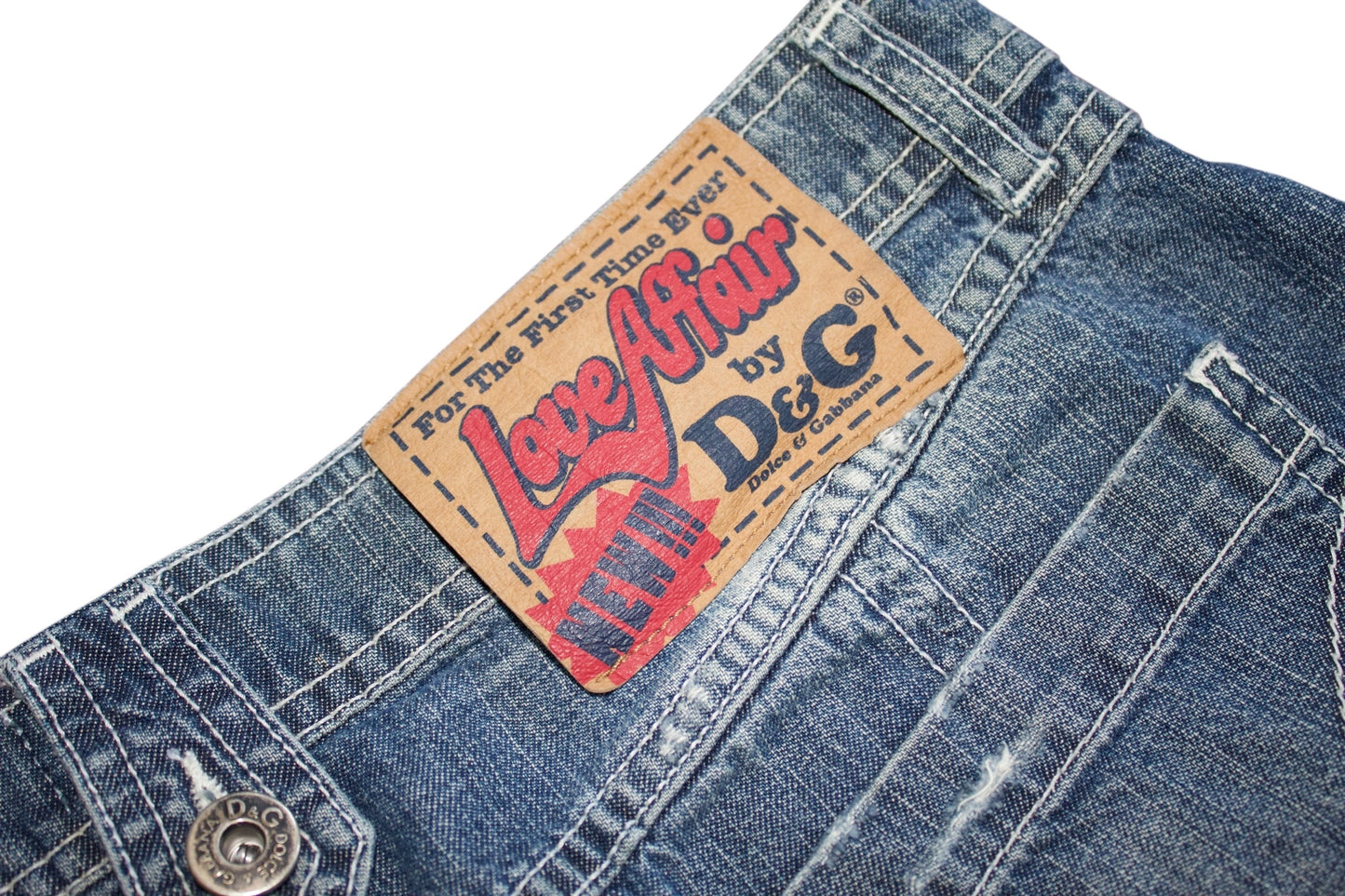 Dolce and Gabbana Denim Midi Skirt